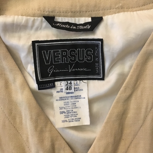 RARE Vintage Versace Utility Safari Vest - Picture 5 of 7